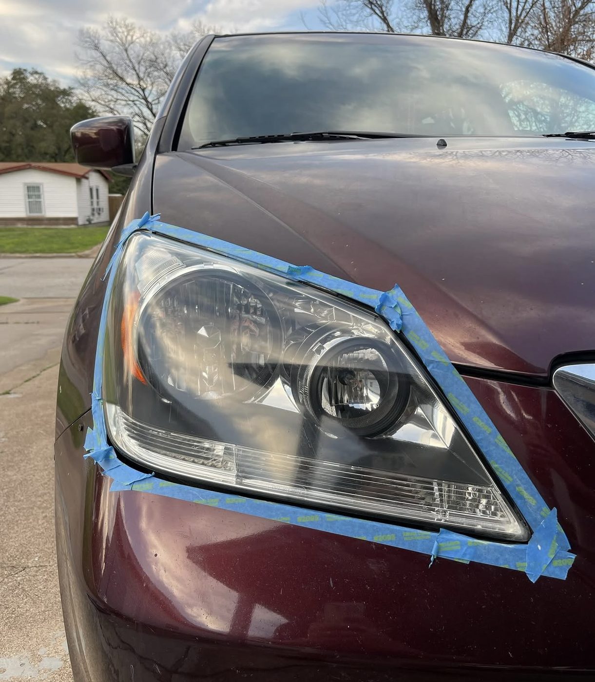 Restored headlight