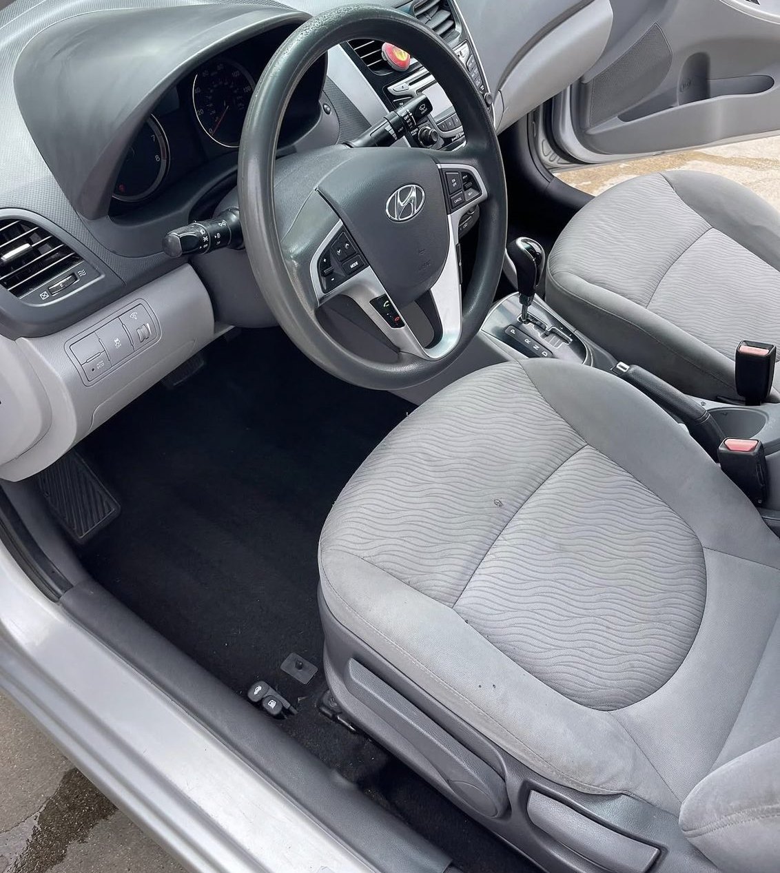 Hyundai Accent interior after detail